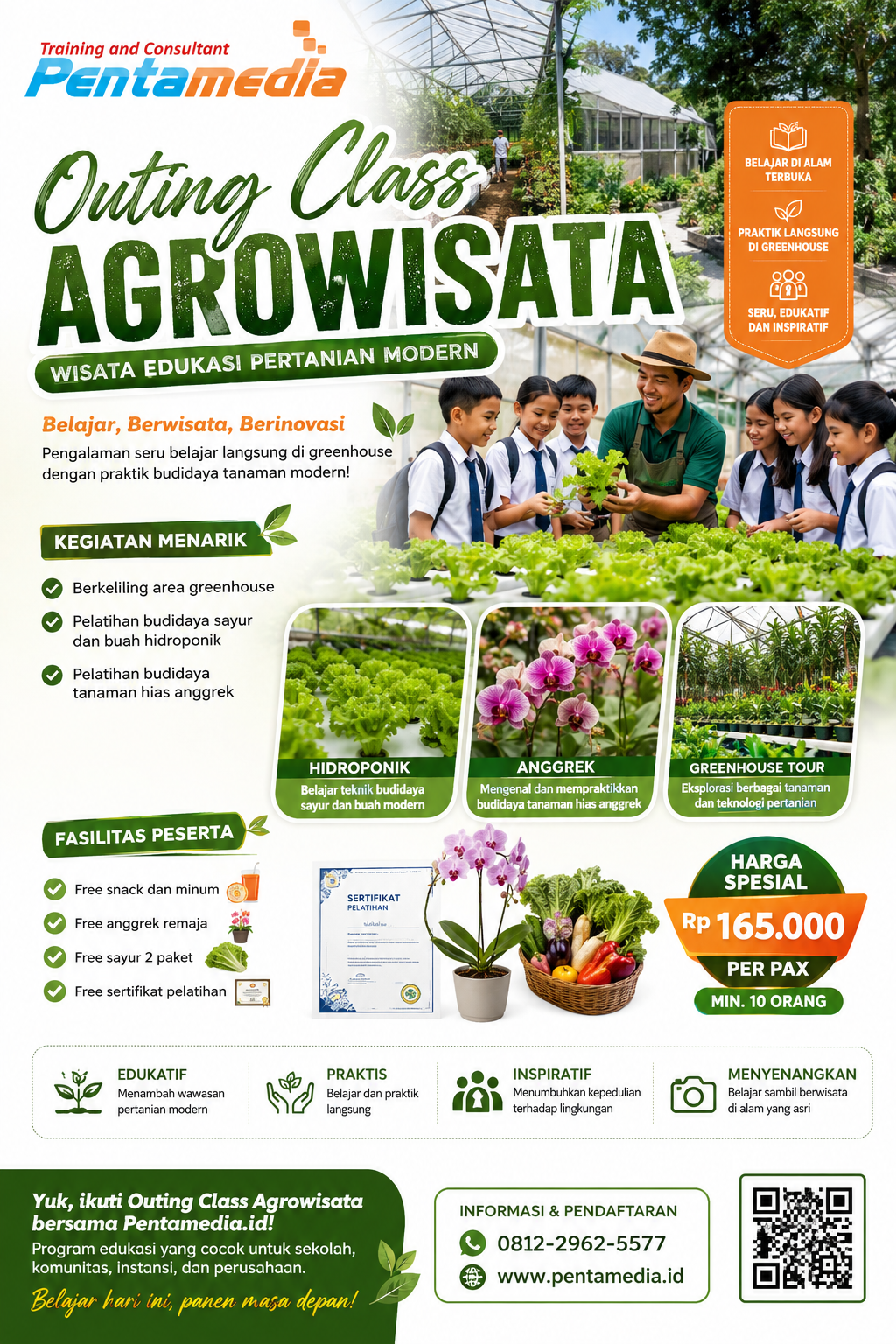 Outing Class Agrowisata Pentamedia.id: Wisata Edukasi Pertanian Modern yang Seru dan Inspiratif